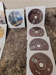 LOT OF 10 PC DVD- ROM RATED DISC  2K GAME : THE STRONGHOLD / SIMCITY 4 / AXIS &
